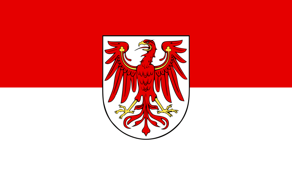 VONFAHNE Brandenburg mit Wappen