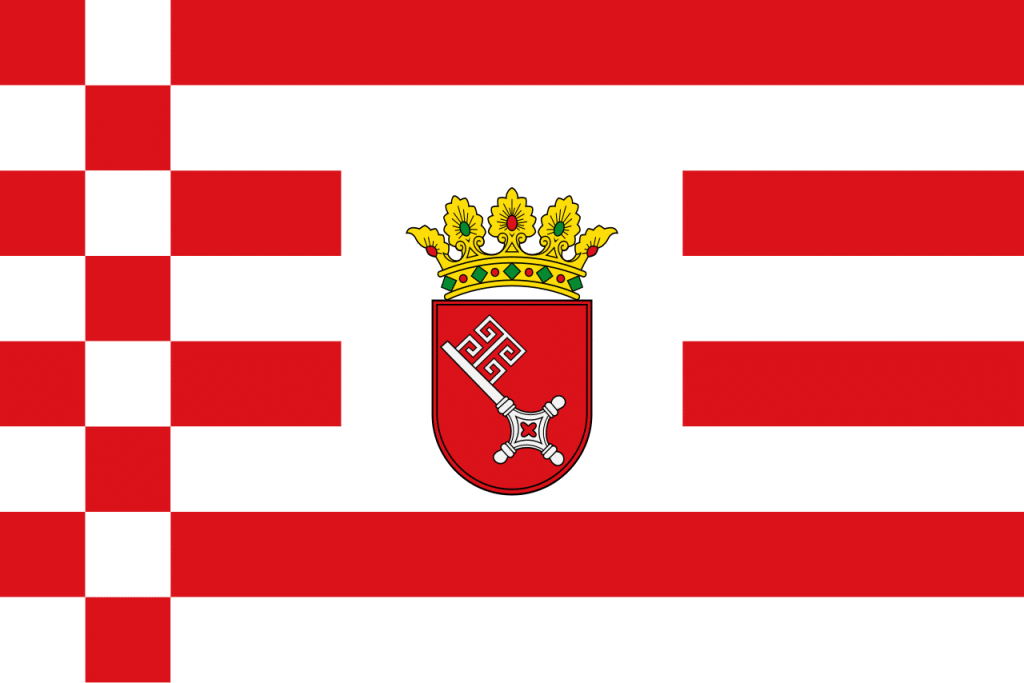 VONFAHNE Bremen mit Wappen